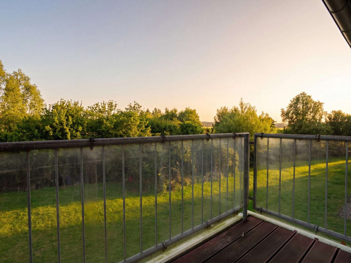Balkon Gartenseite