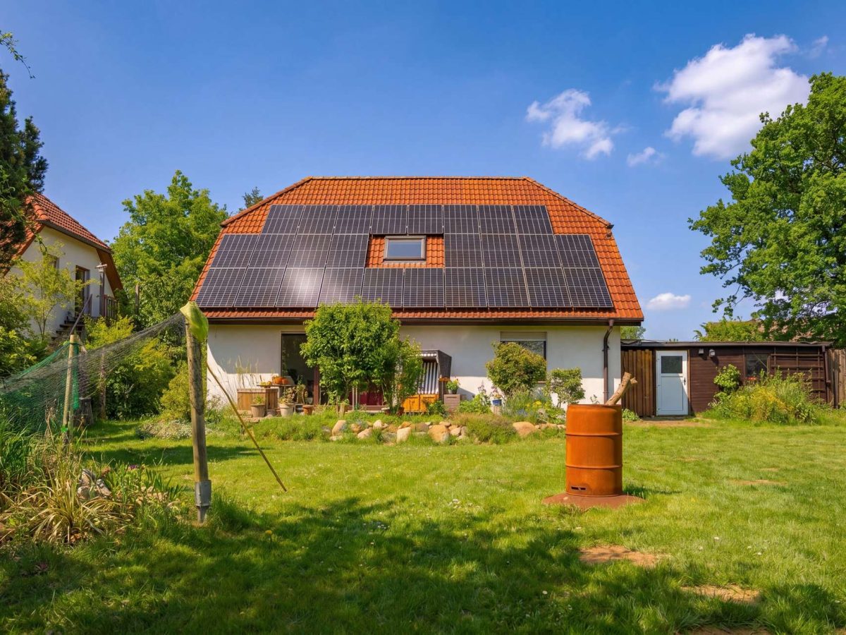 Haus Gartenseite