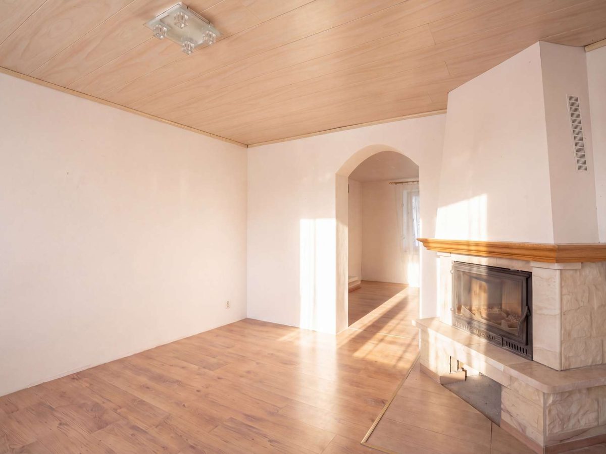 Wohnraum mit Kamin EG